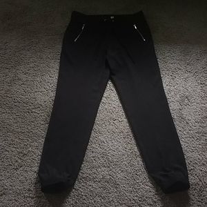 Black track pants